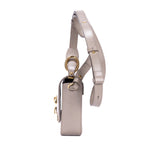 Shoulder Bag Mini C Bag Mini Grey Smooth Leather