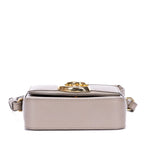 Sac bandoulière Mini C Mini cuir lisse gris