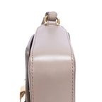 Sac bandoulière Mini C Mini cuir lisse gris