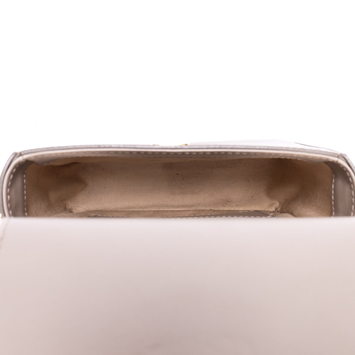 Shoulder Bag Mini C Bag Mini Grey Smooth Leather