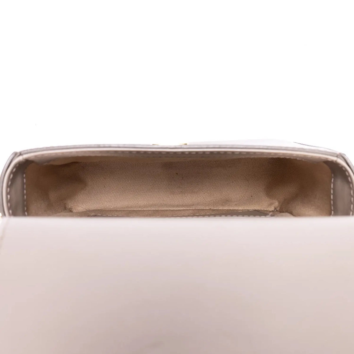 Sac bandoulière Mini C Mini cuir lisse gris