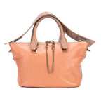 Shoulder Bag Bailey Convertible 2-Way Tote Orange Smooth Leather