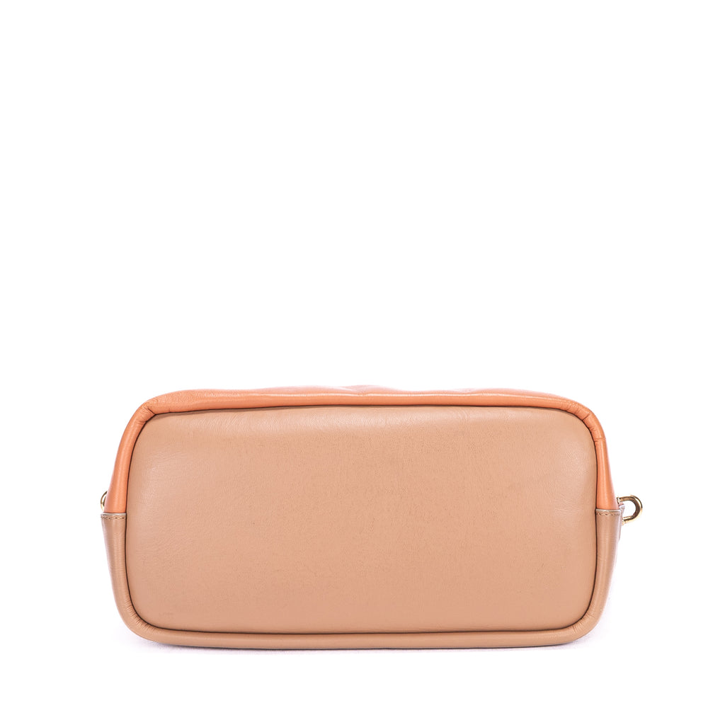 Shoulder Bag Bailey Convertible 2-Way Tote Orange Smooth Leather