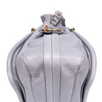 Shoulder Bag Large Paraty Large Grey Grained Calfskin Leather
