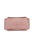Shoulder Bag Medium Paraty Medium Dark Pink Grained Calfskin Leather