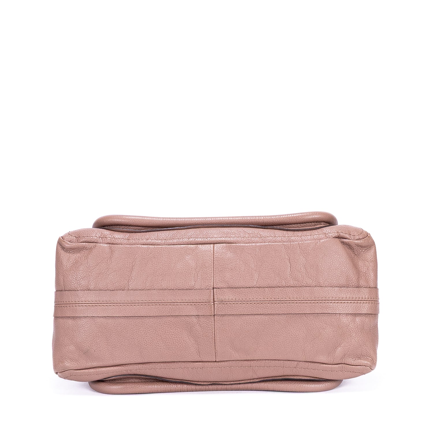 Shoulder Bag Medium Paraty Medium Dark Pink Grained Calfskin Leather