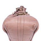 Shoulder Bag Medium Paraty Medium Dark Pink Grained Calfskin Leather