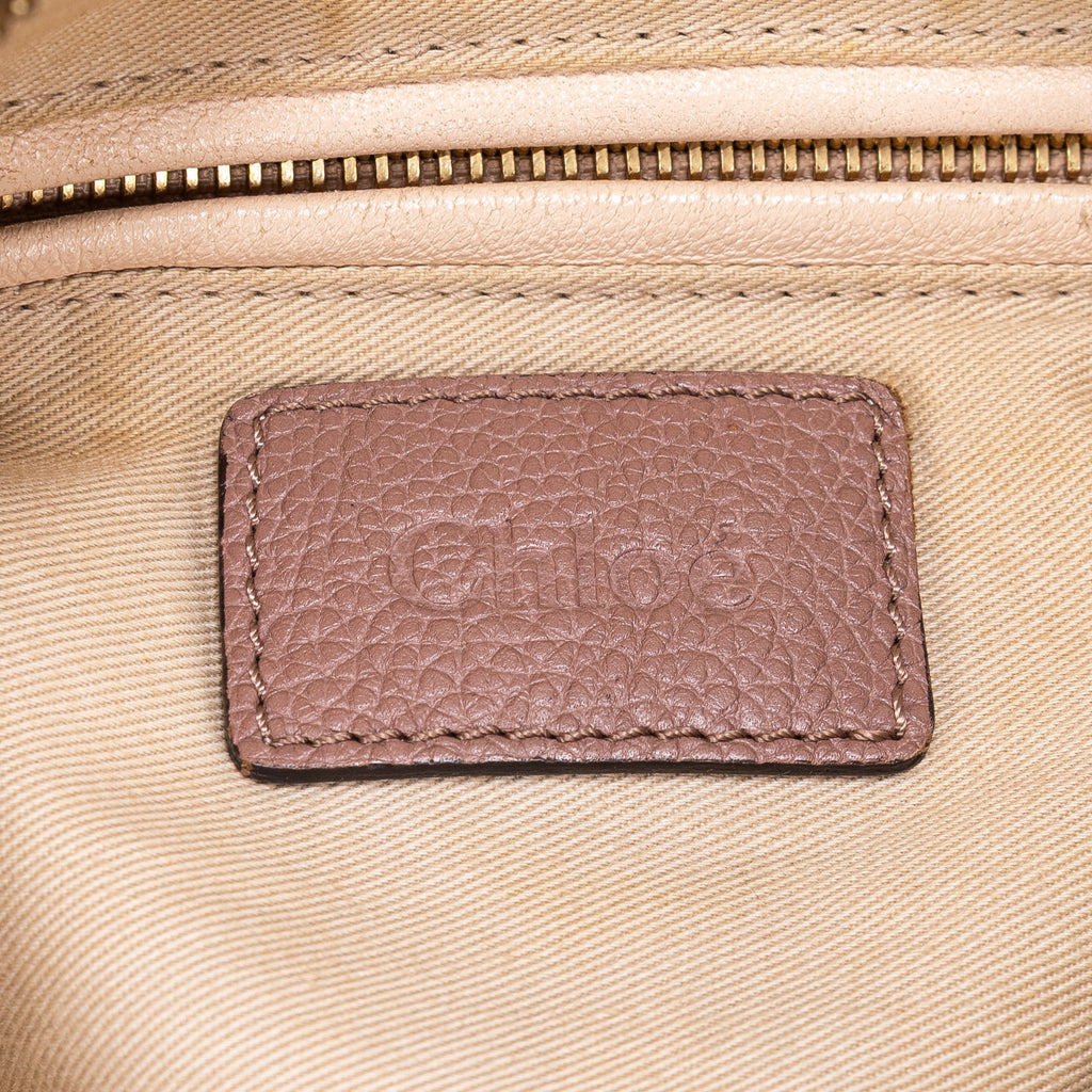 Shoulder Bag Medium Paraty Medium Dark Pink Grained Calfskin Leather