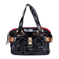 Shoulder Bag Tote Bag Black Patent Leather
