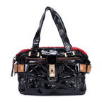 Shoulder Bag Tote Bag Black Patent Leather