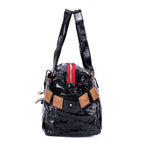 Shoulder Bag Tote Bag Black Patent Leather