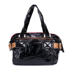 Shoulder Bag Tote Bag Black Patent Leather