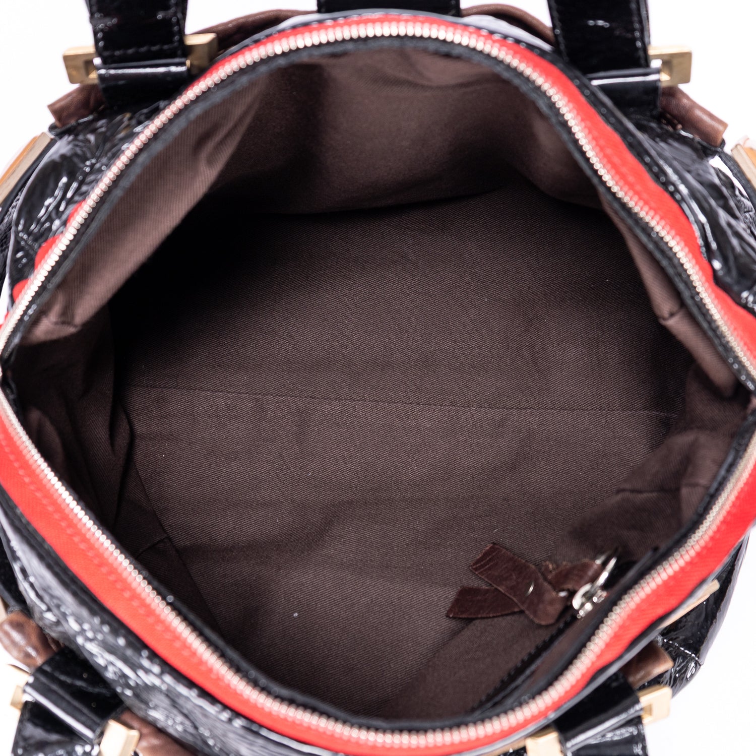 Shoulder Bag Tote Bag Black Patent Leather