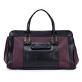 Handbag Ellis Boston Burgundy Smooth Calfskin Leather