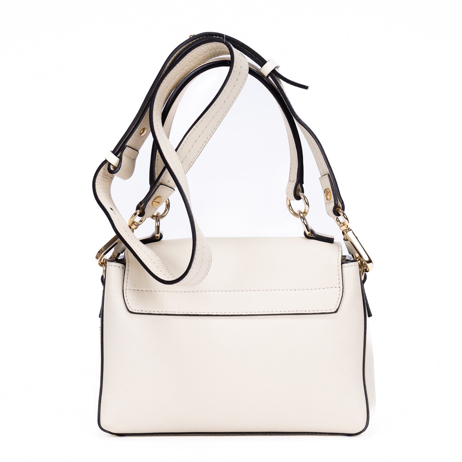 Shoulder Bag Faye Backpack Mini Beige Calfskin Leather