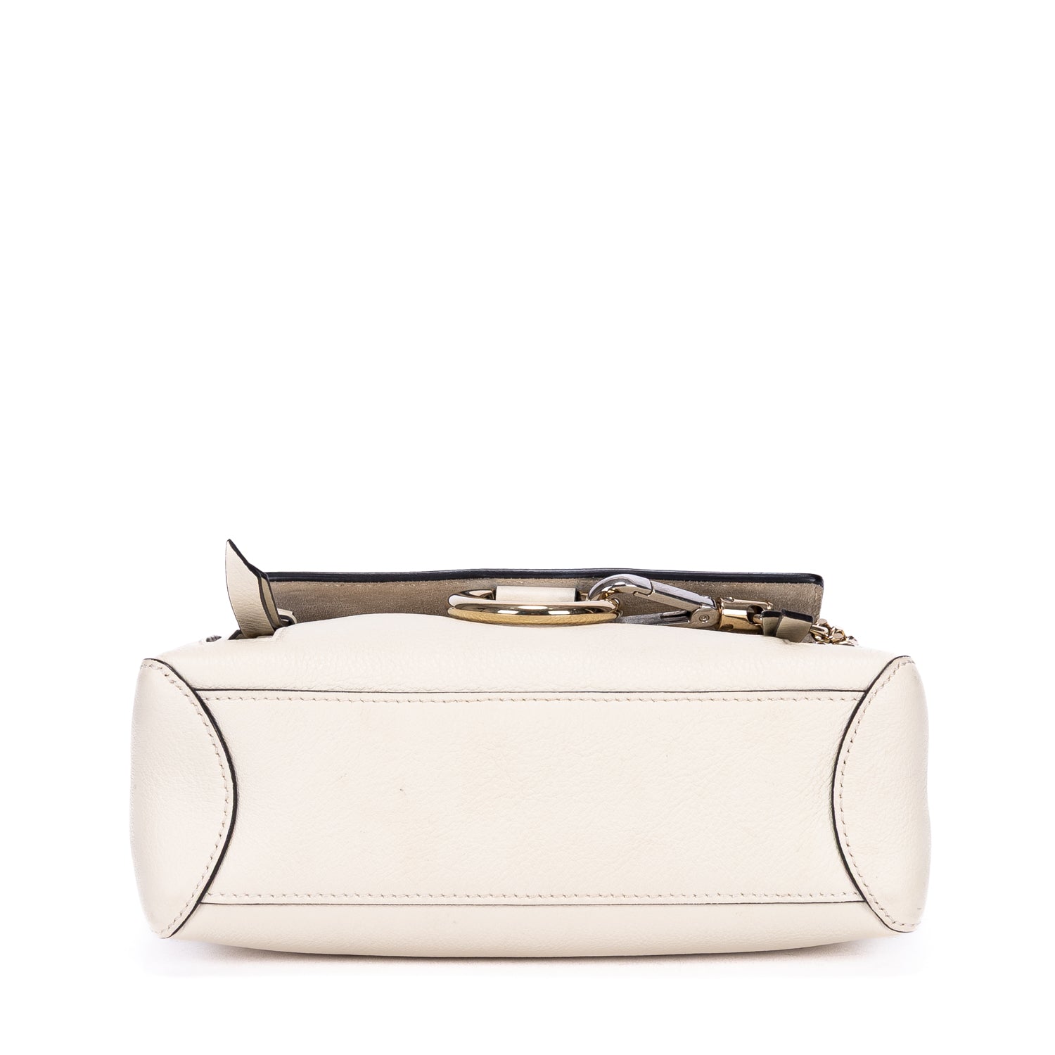 Shoulder Bag Faye Backpack Mini Beige Calfskin Leather