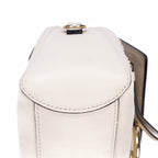 Bolso de hombro Faye Mochila Mini Piel de becerro beige