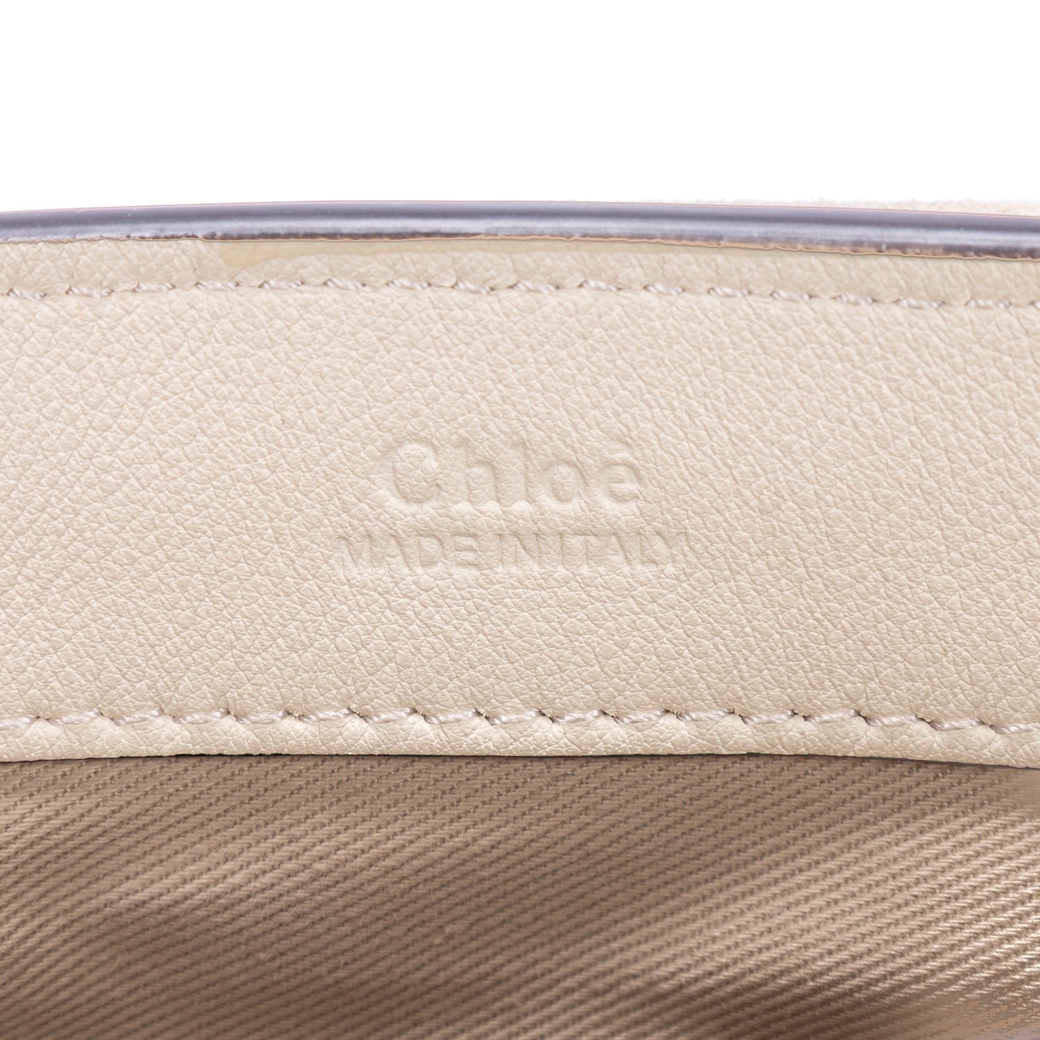 Bolso de hombro Faye Mochila Mini Piel de becerro beige