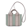Shoulder Bag Mini Woody Tote Mini Green Canvas