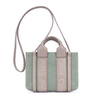 Shoulder Bag Mini Woody Tote Mini Green Canvas