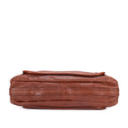 Shoulder Bag Large Paraty Large Brown Grained Calfskin Leather