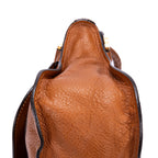 Shoulder Bag Medium Marcie Medium Tan Pebbled Calfskin Leather