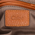 Shoulder Bag Medium Marcie Medium Tan Pebbled Calfskin Leather