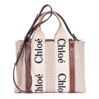 Shoulder Bag Mini Woody Tote Mini Brown Canvas