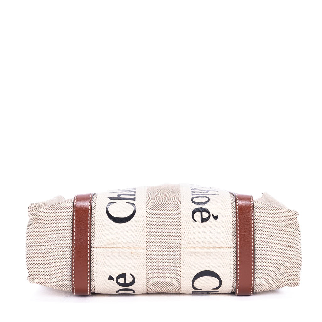 Shoulder Bag Mini Woody Tote Mini Brown Canvas