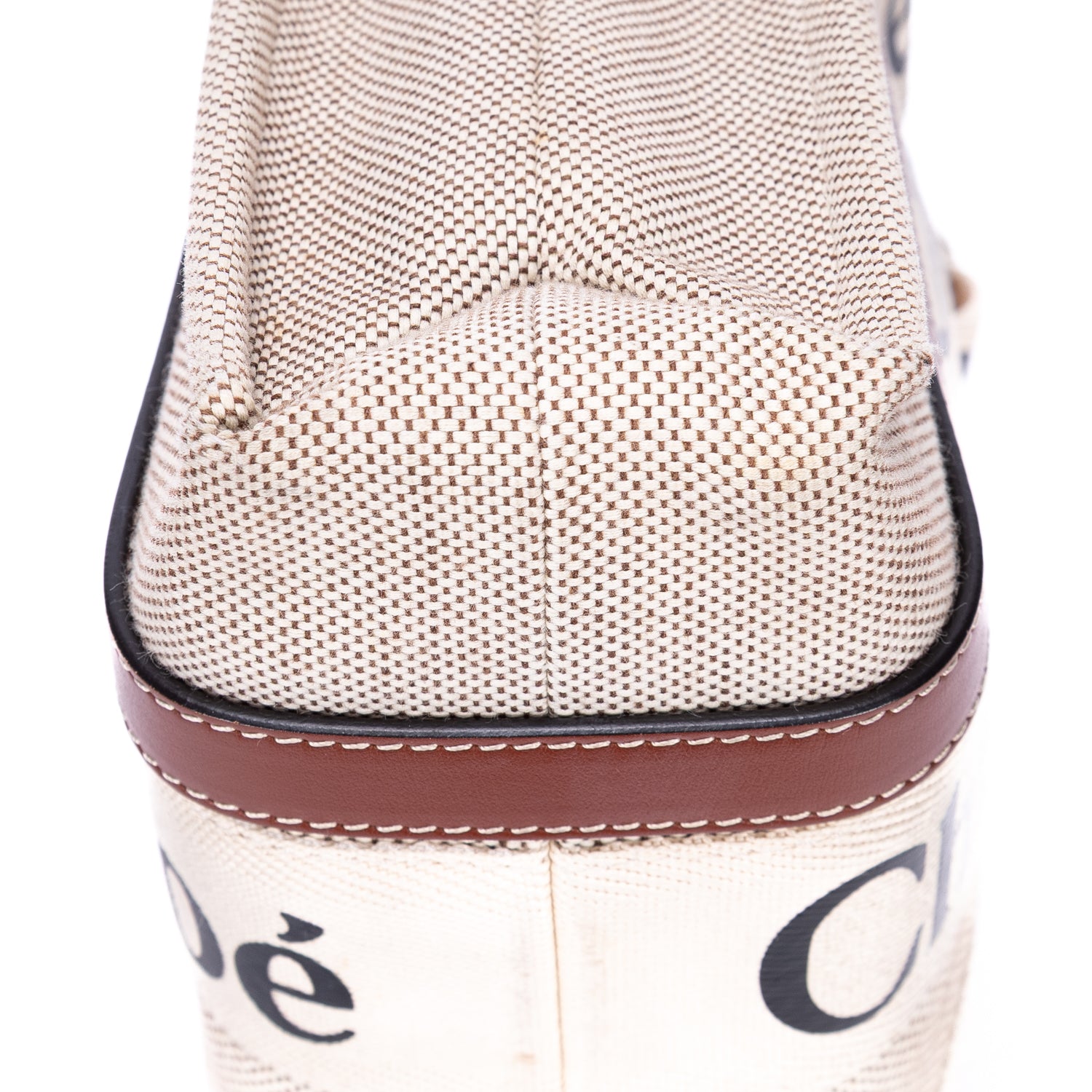 Shoulder Bag Mini Woody Tote Mini Brown Canvas