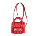 Bandolera Edith Nano Piel de becerro roja