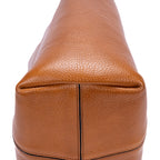 Shoulder Bag Spin Tote bag Brown Calfskin Leather