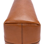 Shoulder Bag Spin Tote bag Brown Calfskin Leather