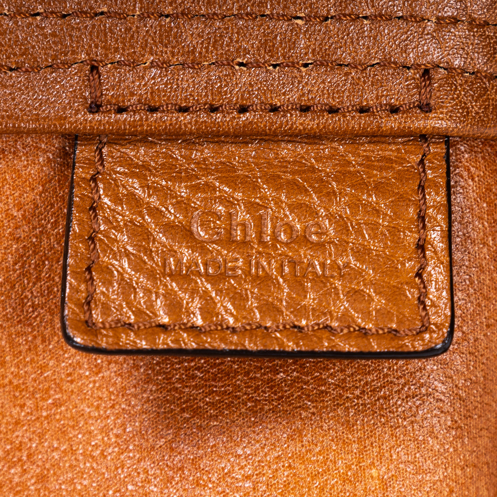 Shoulder Bag Spin Tote bag Brown Calfskin Leather