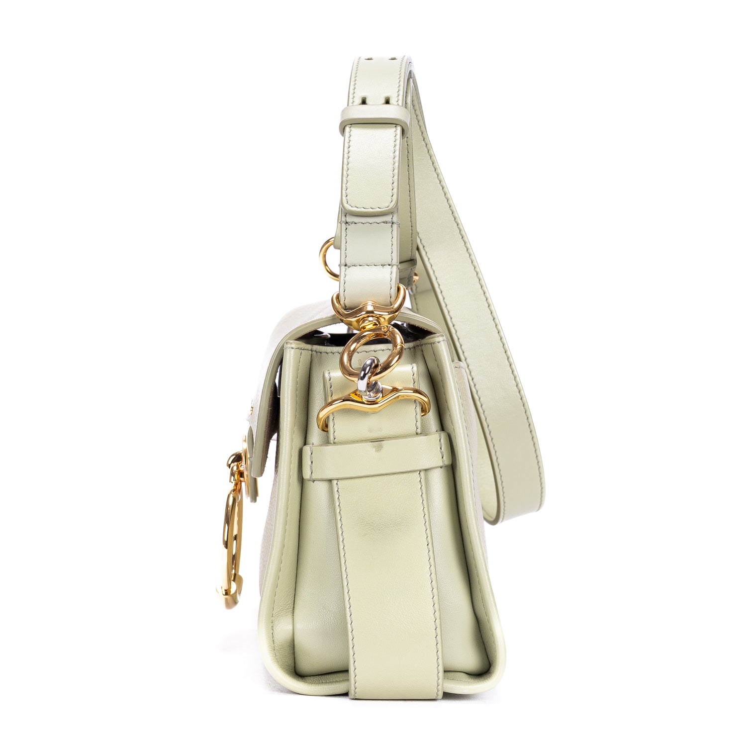 Shoulder Bag Tess Day Bag Light Green Calfskin Leather