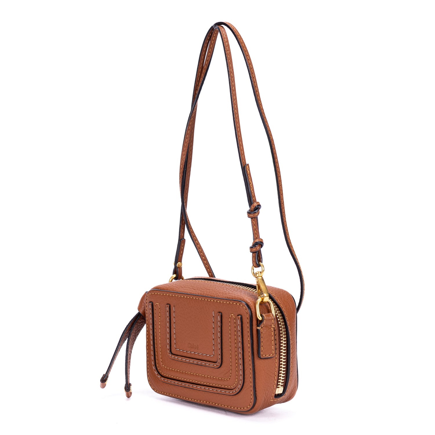 Shoulder Bag Micro Marcie Crossbody Micro Tan Calfskin Leather