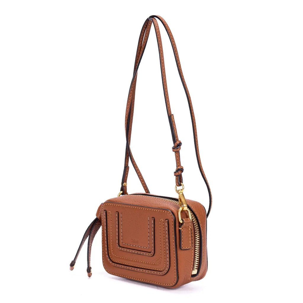 Shoulder Bag Micro Marcie Crossbody Micro Tan Calfskin Leather