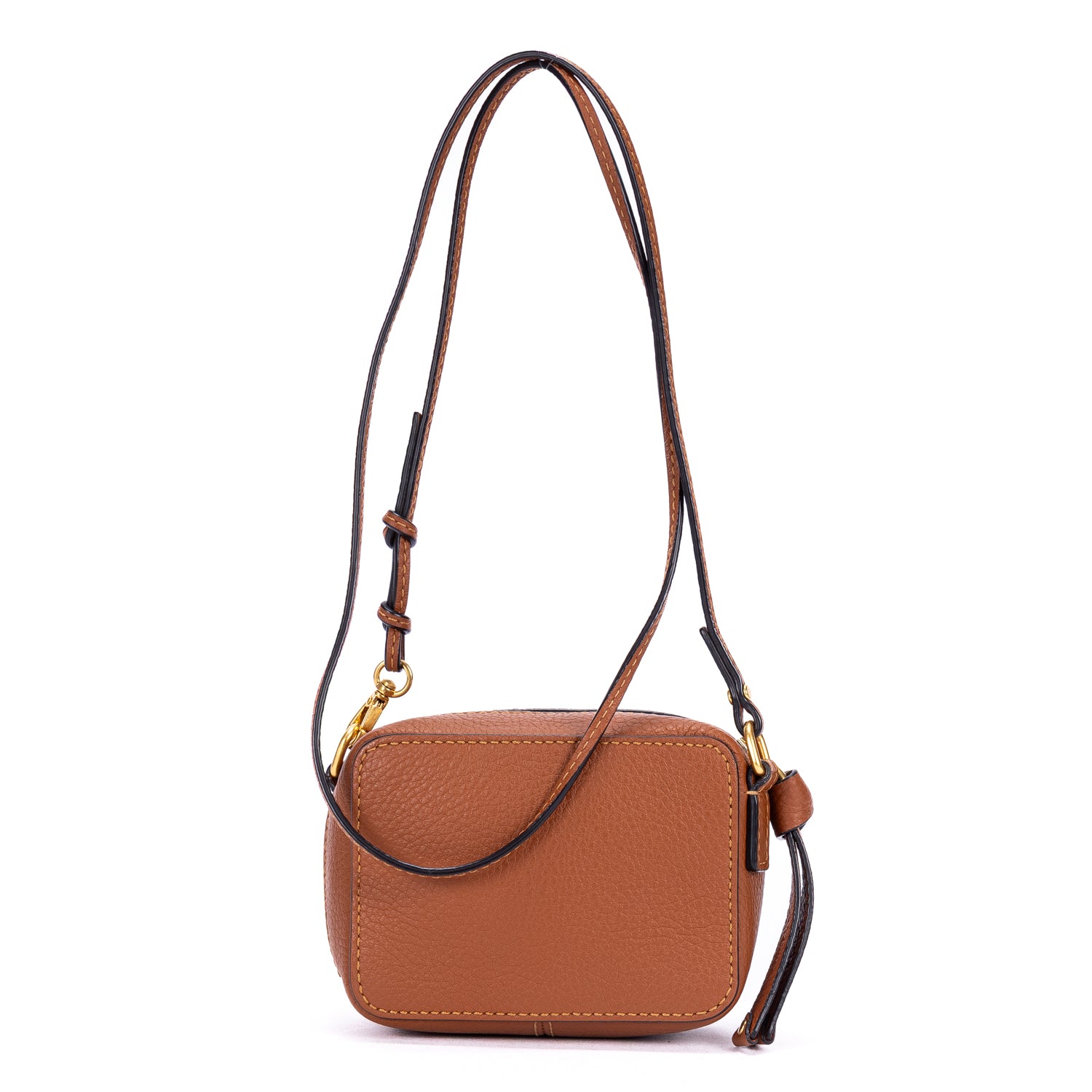 Shoulder Bag Micro Marcie Crossbody Micro Tan Calfskin Leather