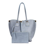 Shoulder Bag Victoria Tote Blue Calfskin leather