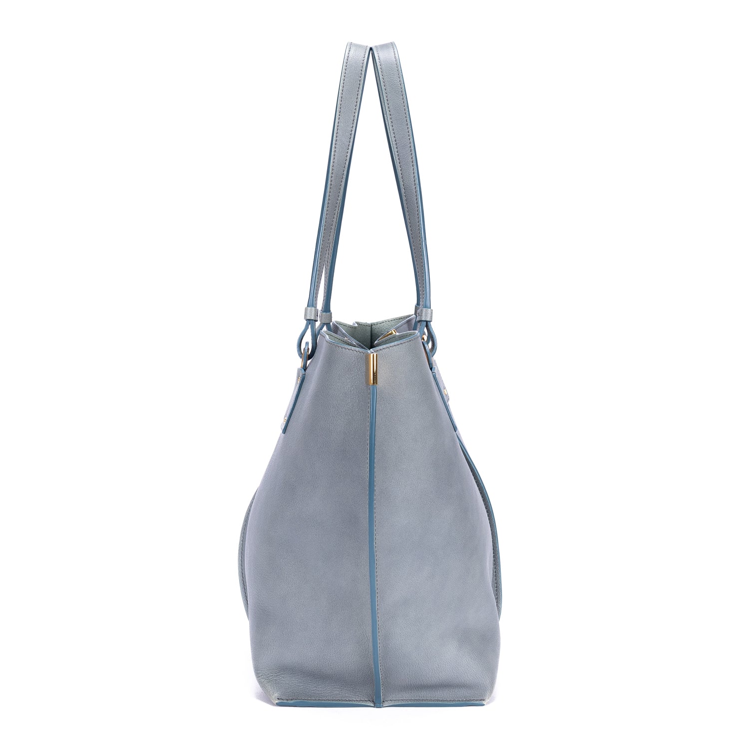 Shoulder Bag Victoria Tote Blue Calfskin leather