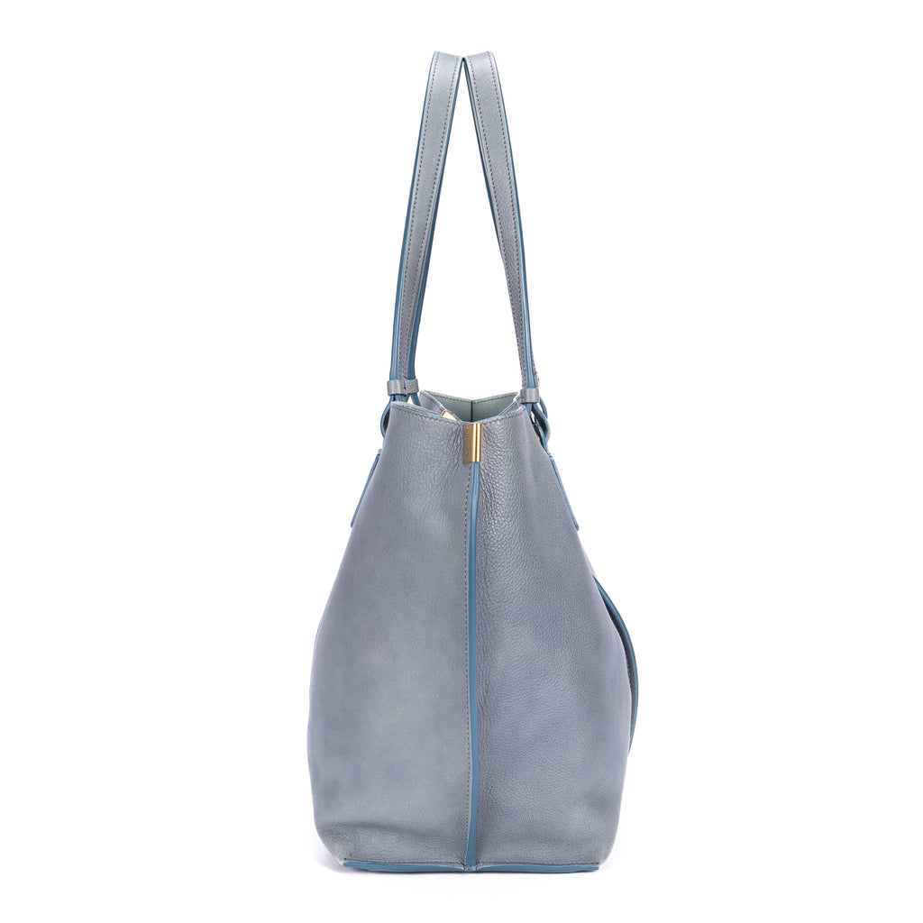 Shoulder Bag Victoria Tote Blue Calfskin leather