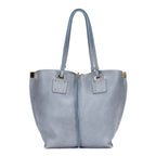 Shoulder Bag Victoria Tote Blue Calfskin leather