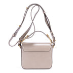Sac porté épaule C Bag veau lisse taupe