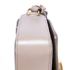 Sac porté épaule C Bag veau lisse taupe