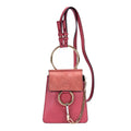 Shoulder Bag Small Faye Bracelet Bag Small Pink Calfskin leather