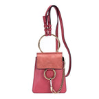 Shoulder Bag Small Faye Bracelet Bag Small Pink Calfskin leather