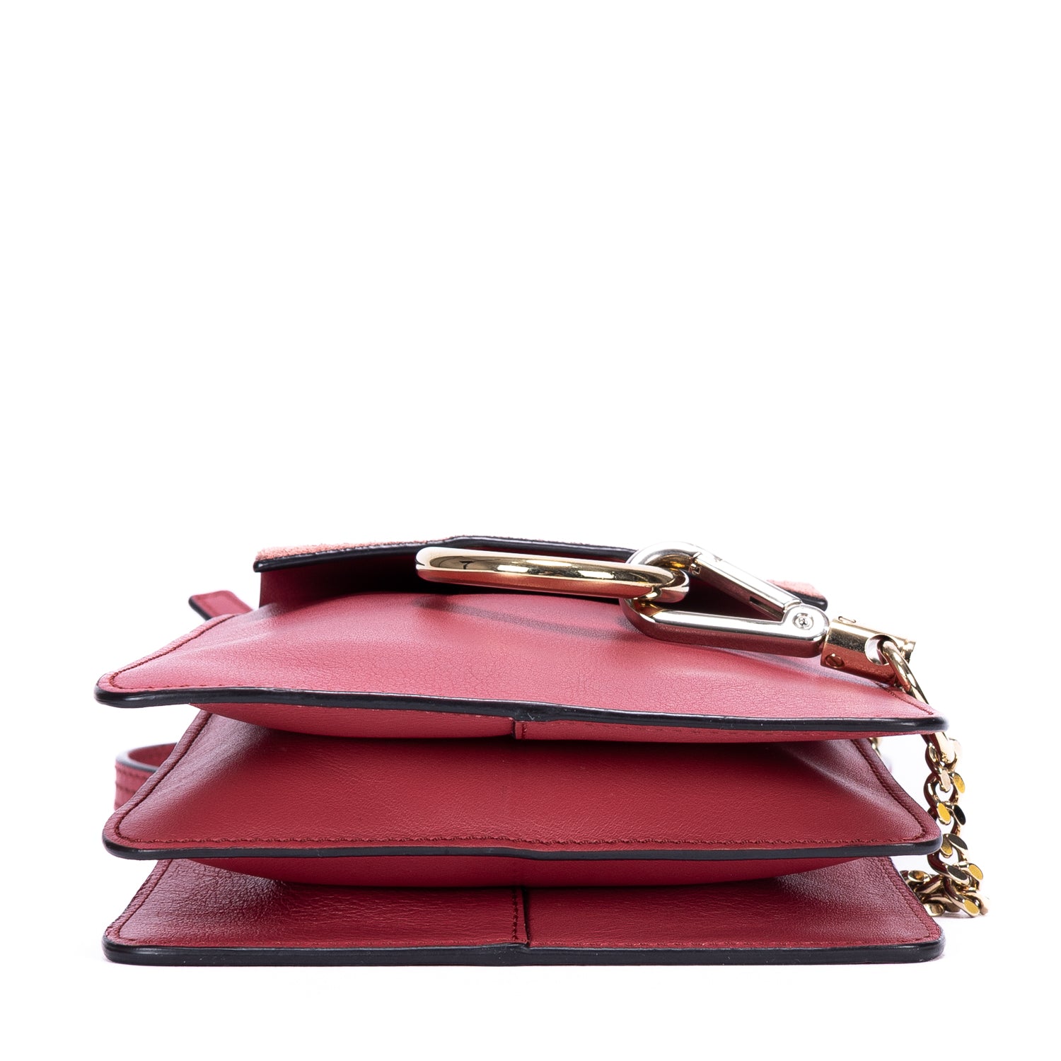 Shoulder Bag Small Faye Bracelet Bag Small Pink Calfskin leather