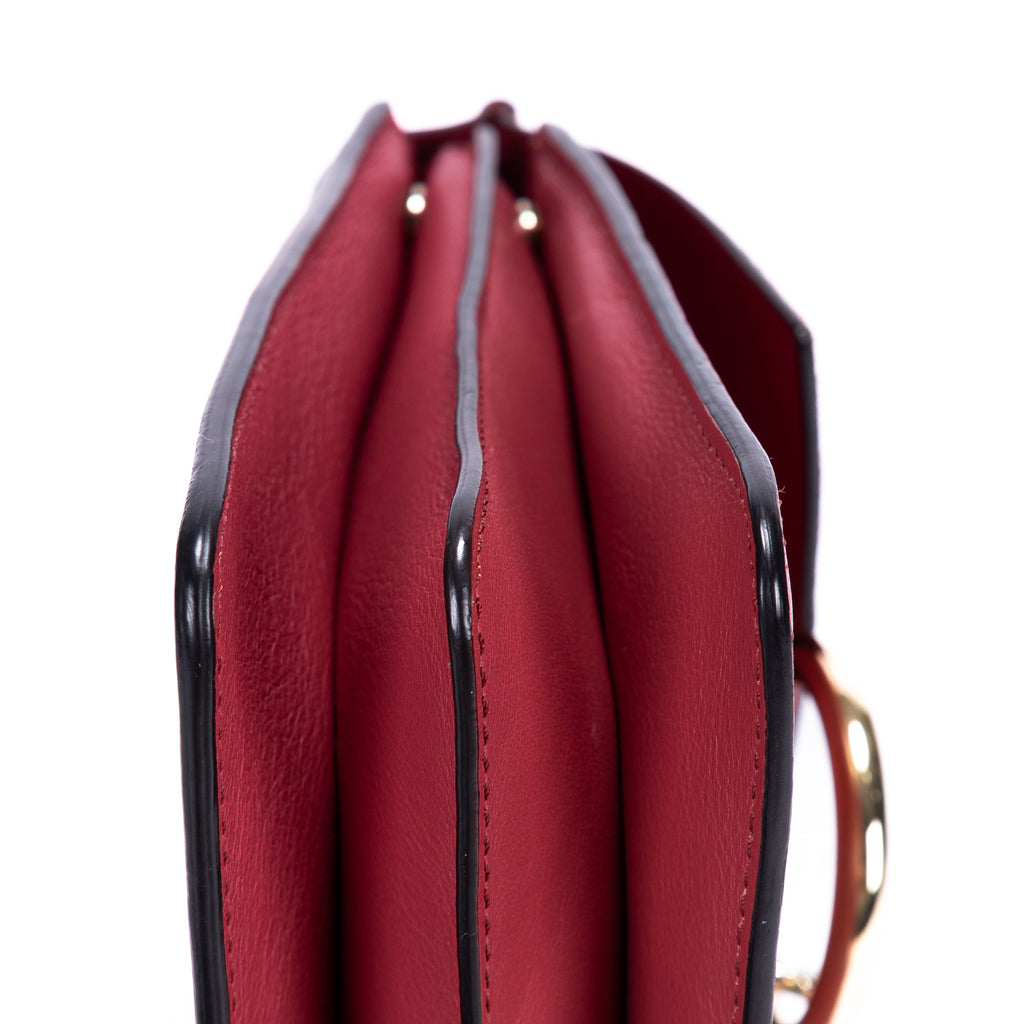 Shoulder Bag Small Faye Bracelet Bag Small Pink Calfskin leather