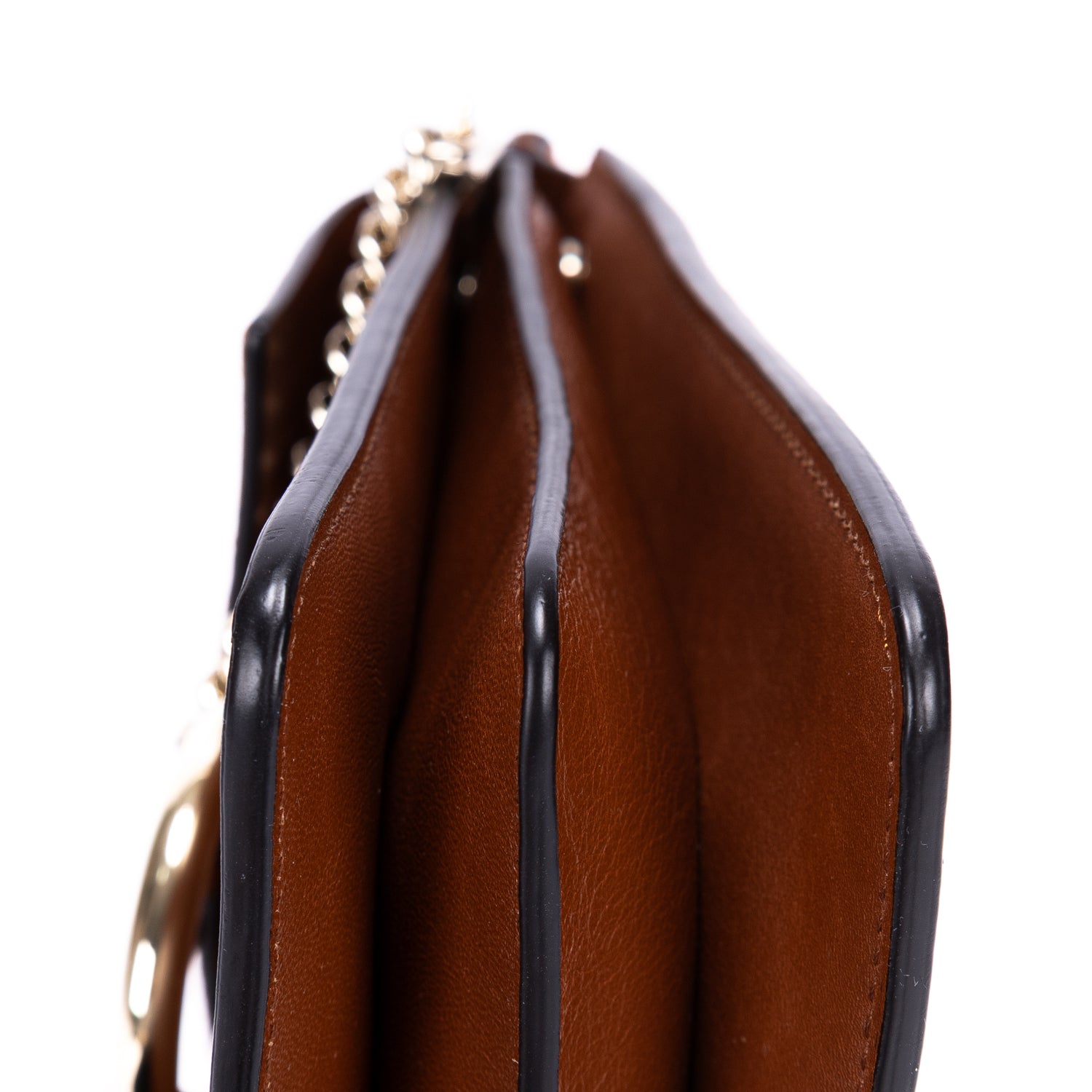 Mochila Faye Pulsera Cuero Liso Marrón/Ante