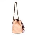 Shoulder Bag Small Bow Crossbody Light Orange Calfskin leather